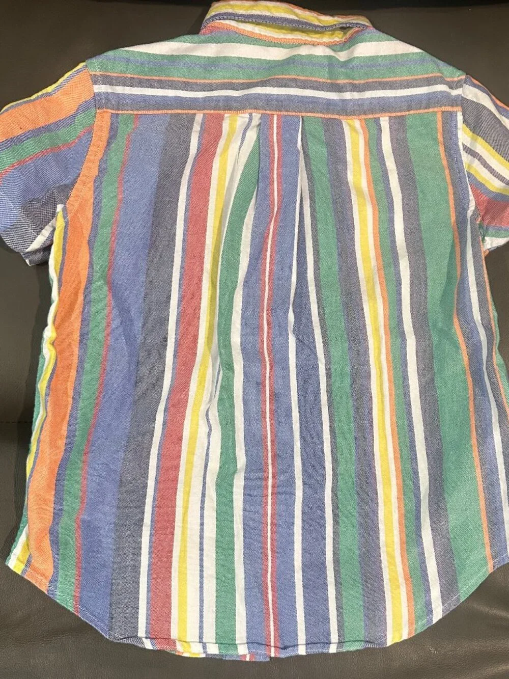 Polo Ralph Lauren Boys Multicolor Striped Button-Down Shirt | Size 5